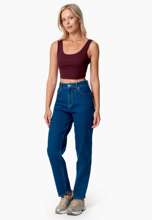 Iriss Croptop Bordeaux