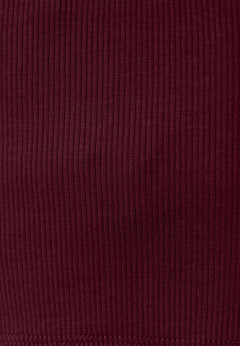 Iriss Croptop Bordeaux
