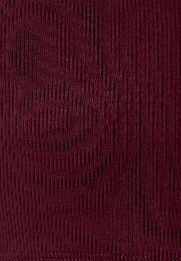 Iriss Croptop Bordeaux