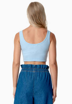 Iriss Croptop Seashell Blue
