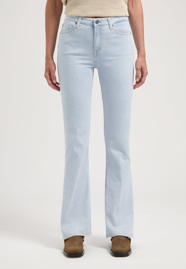 Isy High Flared Jeans Light Stone