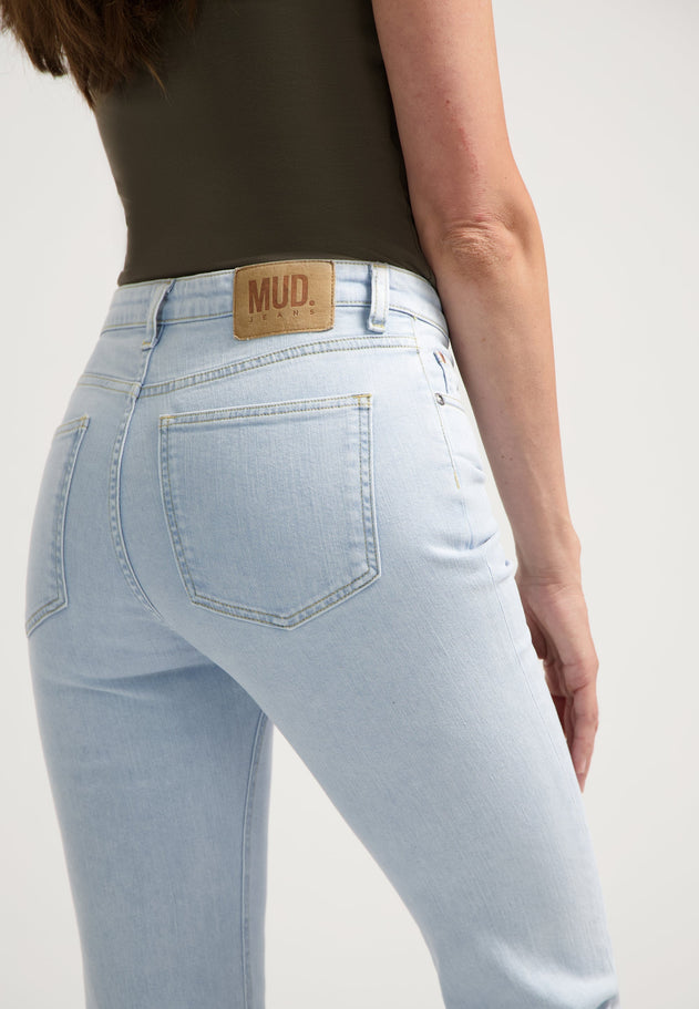 Isy High Flared Jeans Light Stone