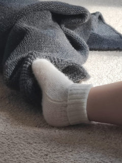 Baby's Cashmere Socks Ivory