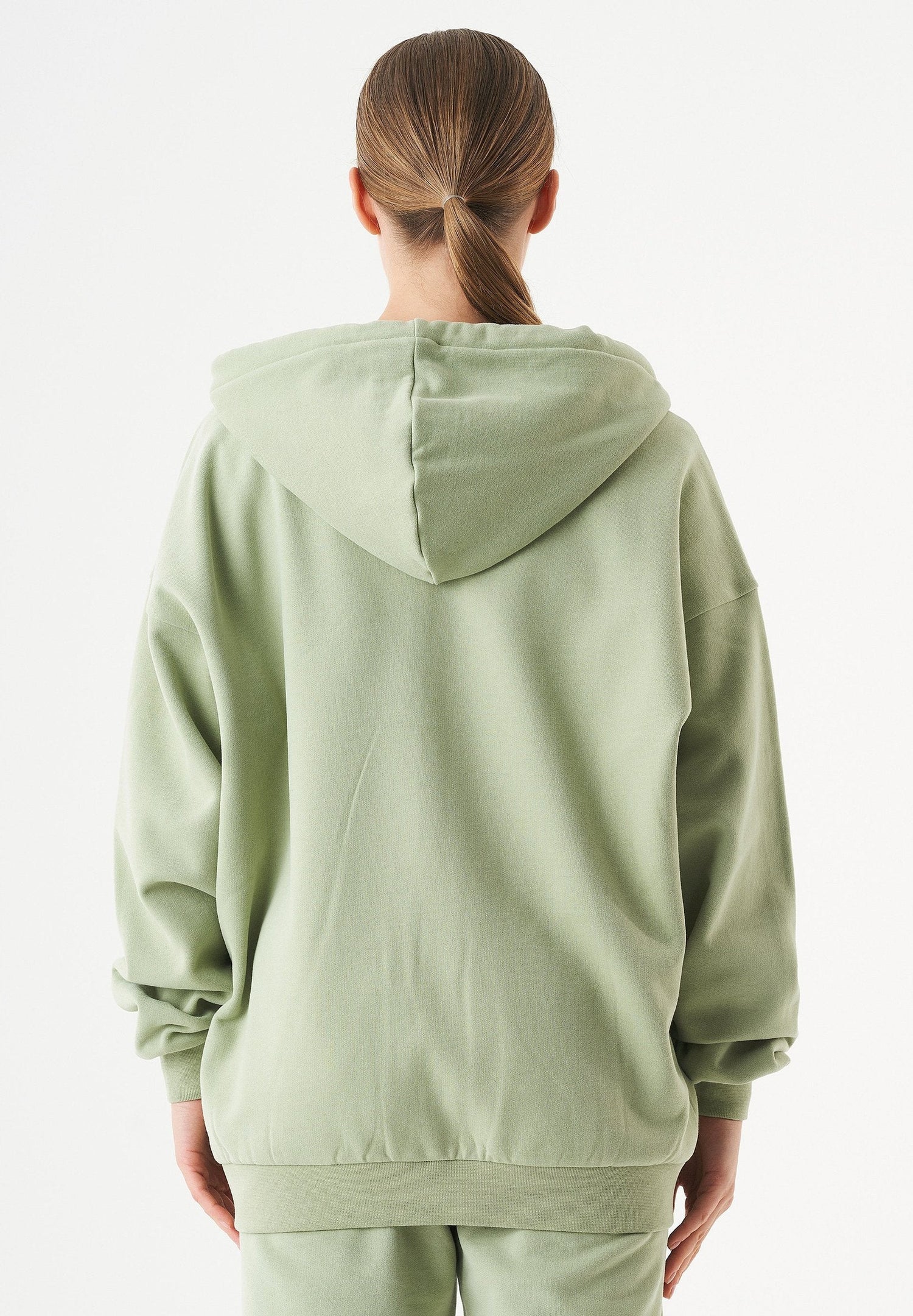 Jale Sweatvest Saliegroen