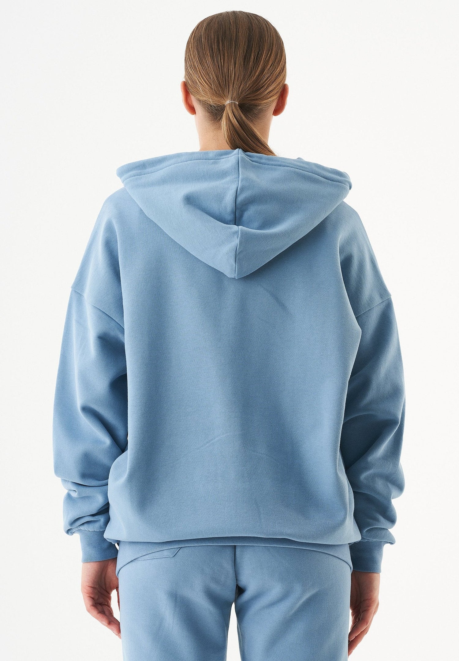 Jale Sweatvest Staalblauw