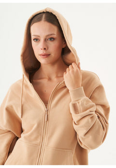 Jale Sweatvest Beige