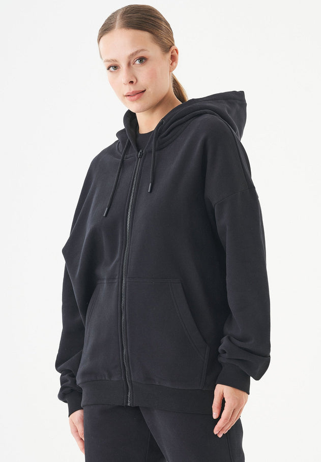 Jale Sweatvest Zwart