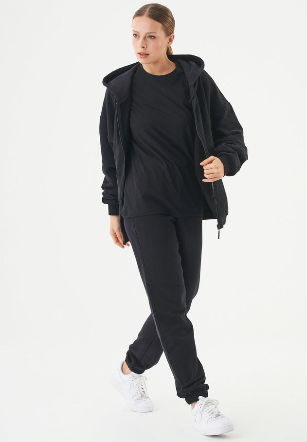 Jale Sweatvest Zwart