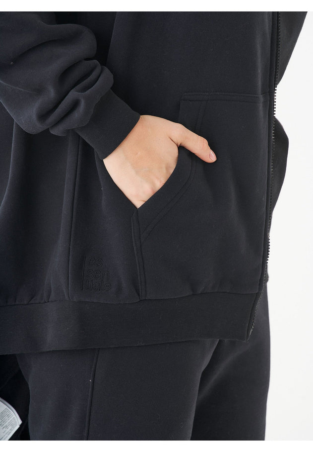 Jale Sweatvest Zwart