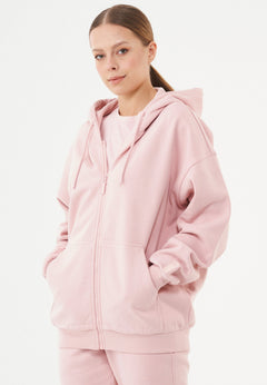 Jale Sweatvest Oudroze