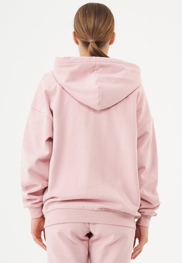 Jale Soft Touch Organic Cotton Sweat Jacket Dusty Pink