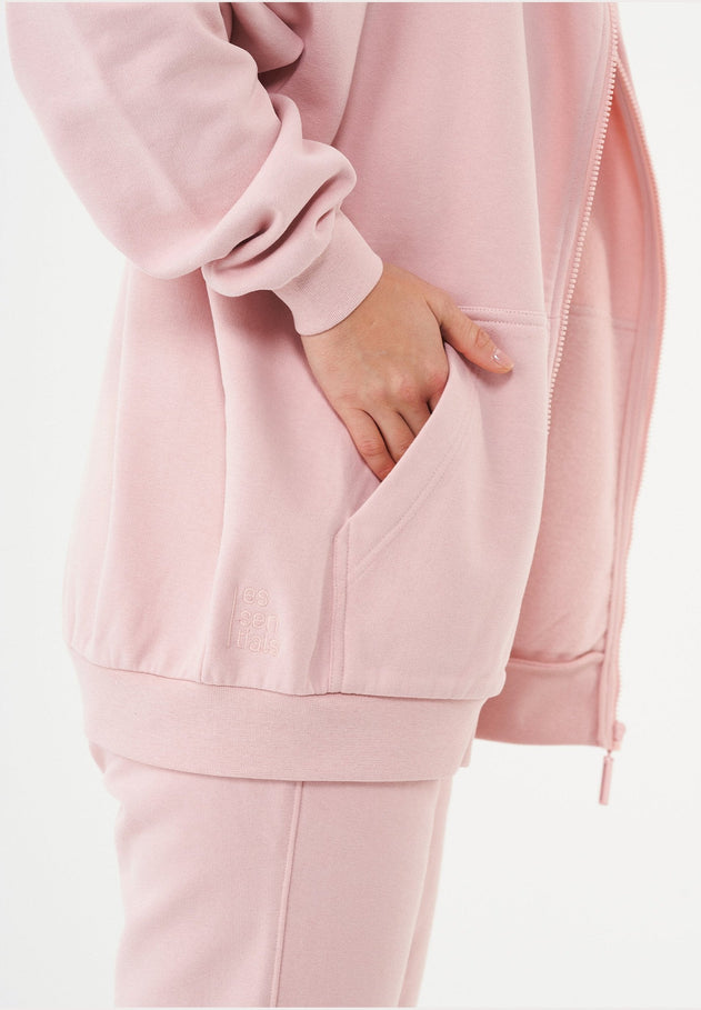 Jale Sweatvest Oudroze
