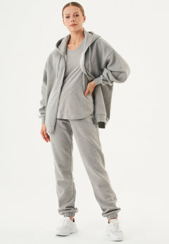 Jale Sweatvest Grijs melange