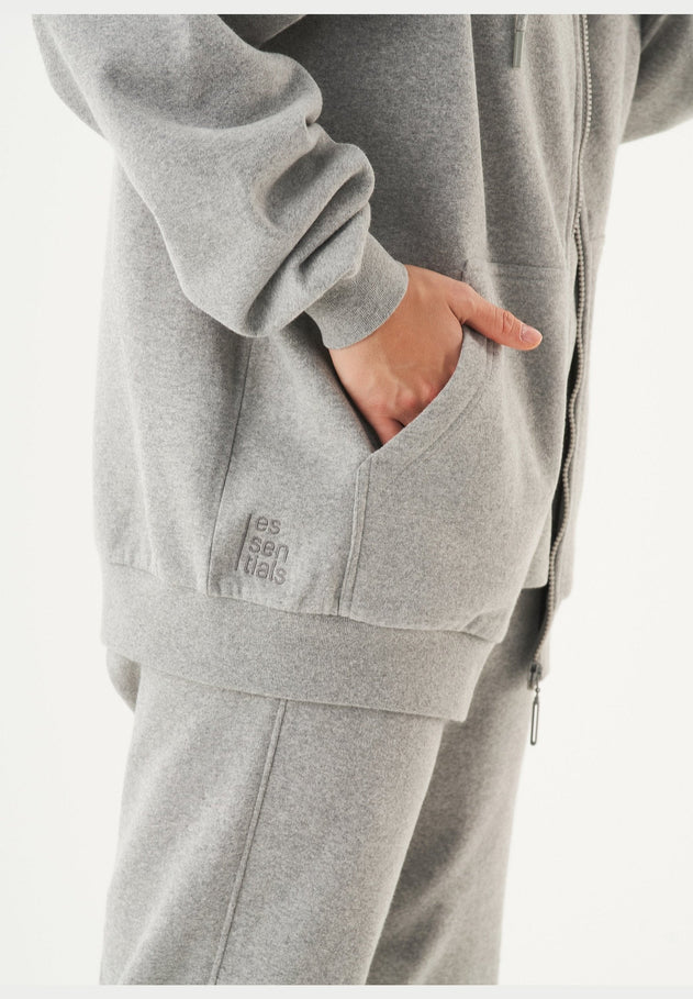Jale Sweatvest Grijs melange