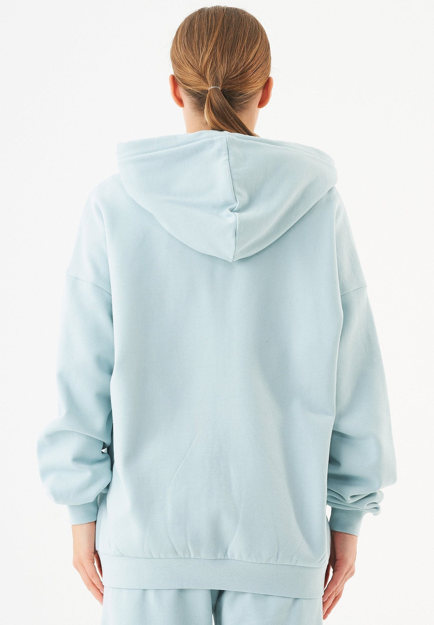 Jale Sweatvest Mintblauw