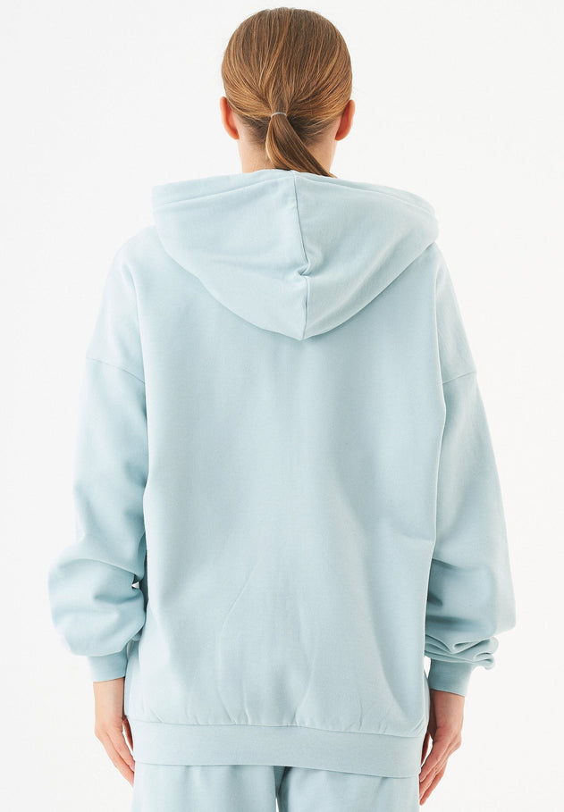 Jale Sweatvest Mintblauw