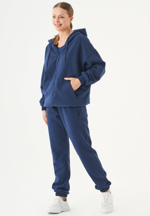 Jale Sweatvest Marineblauw