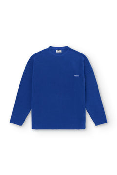 Boxy Knit Jersey Blue