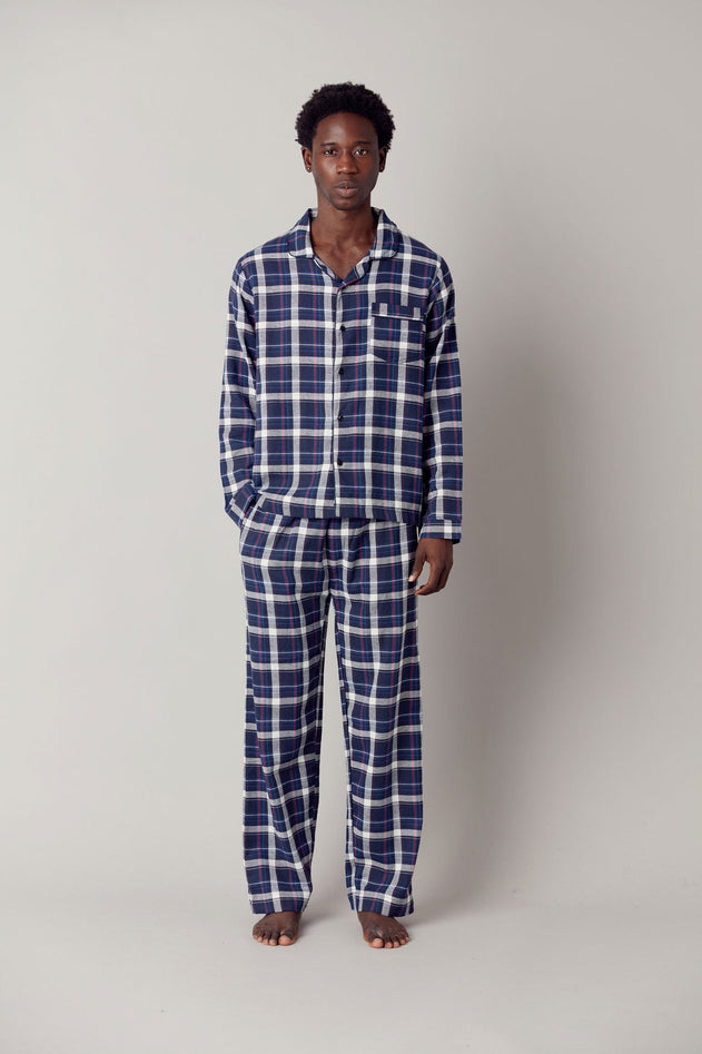 Jim Jam GOTS Organic Cotton Pyjama Set Dark Navy