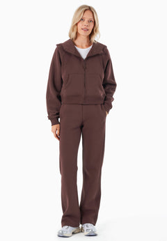 Joddy Zip-Hoodie Bitter Chocolate Brown