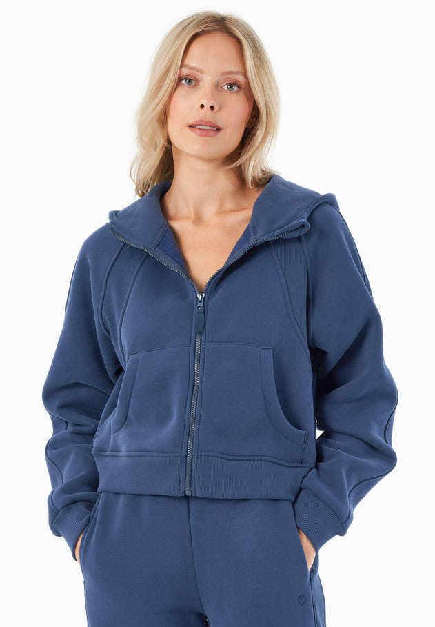 Joddy Zip-Hoodie Navy Blue