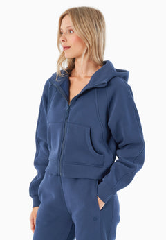 Joddy Zip-Hoodie Navy Blue