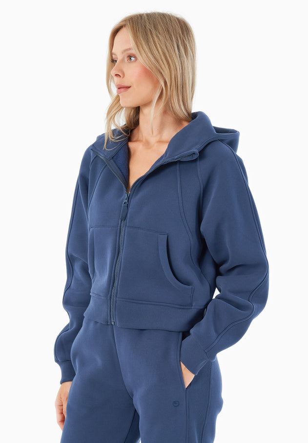 Joddy Zip-Hoodie Navy Blue