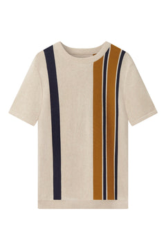 Johnny Organic Cotton Knit T-Shirt Sand