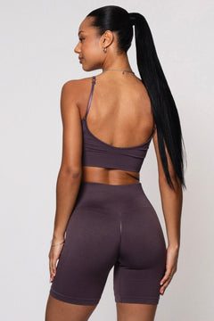 Bliss Push-Up Biker Shorts Fudge