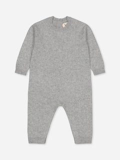 Baby's Cashmere Jumpsuit Grey