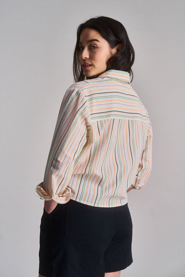 Jungle Organic Cotton Shirt Candy Stripe