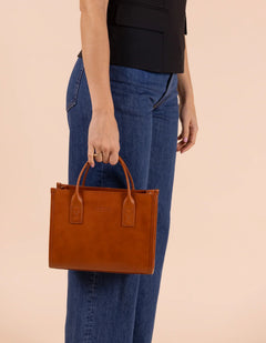 Jackie Midi Tas Cognac
