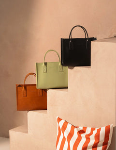 Jackie Midi Tas Cognac