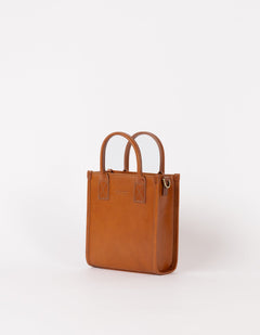 Jackie Classic Leather Mini Bag Cognac