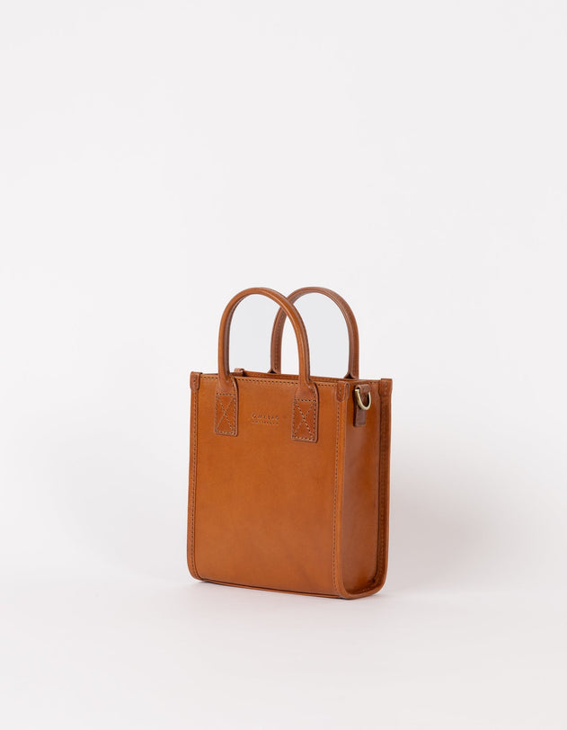 Jackie Mini Tas Cognac
