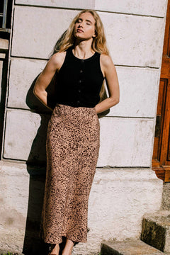 Iris Skirt Leopard