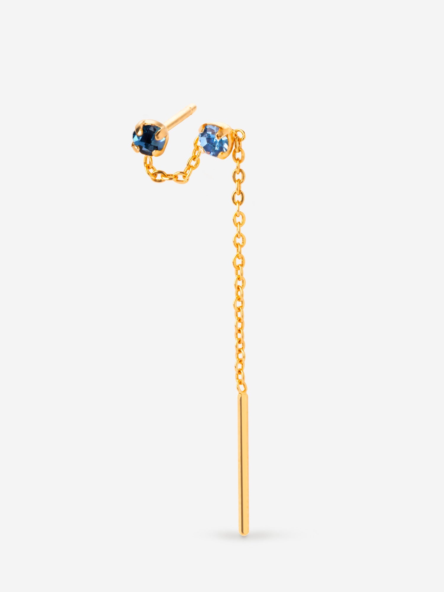 Justin Chain Earring Blue