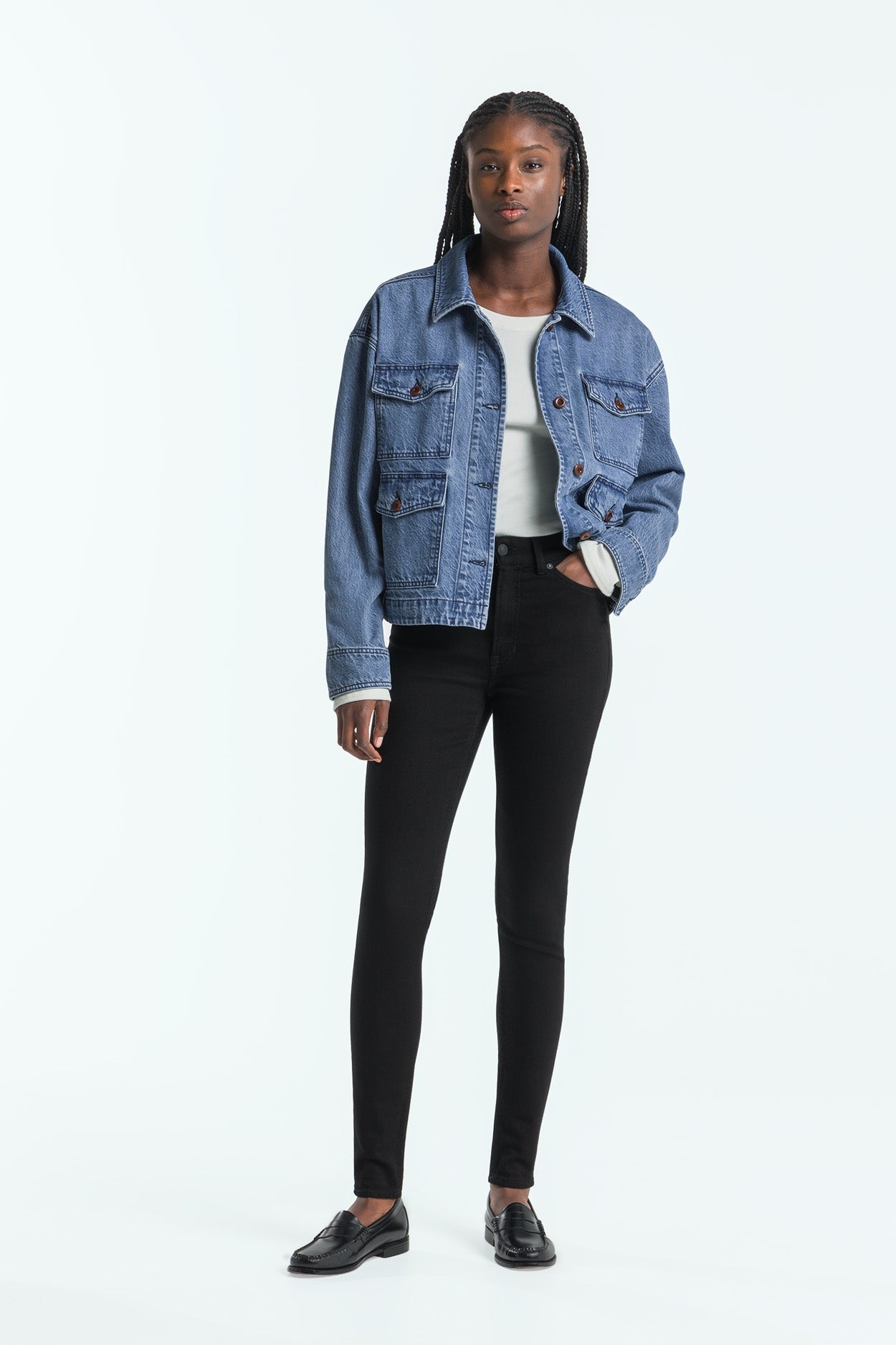 Christina High Jeans Stay Black Rinse