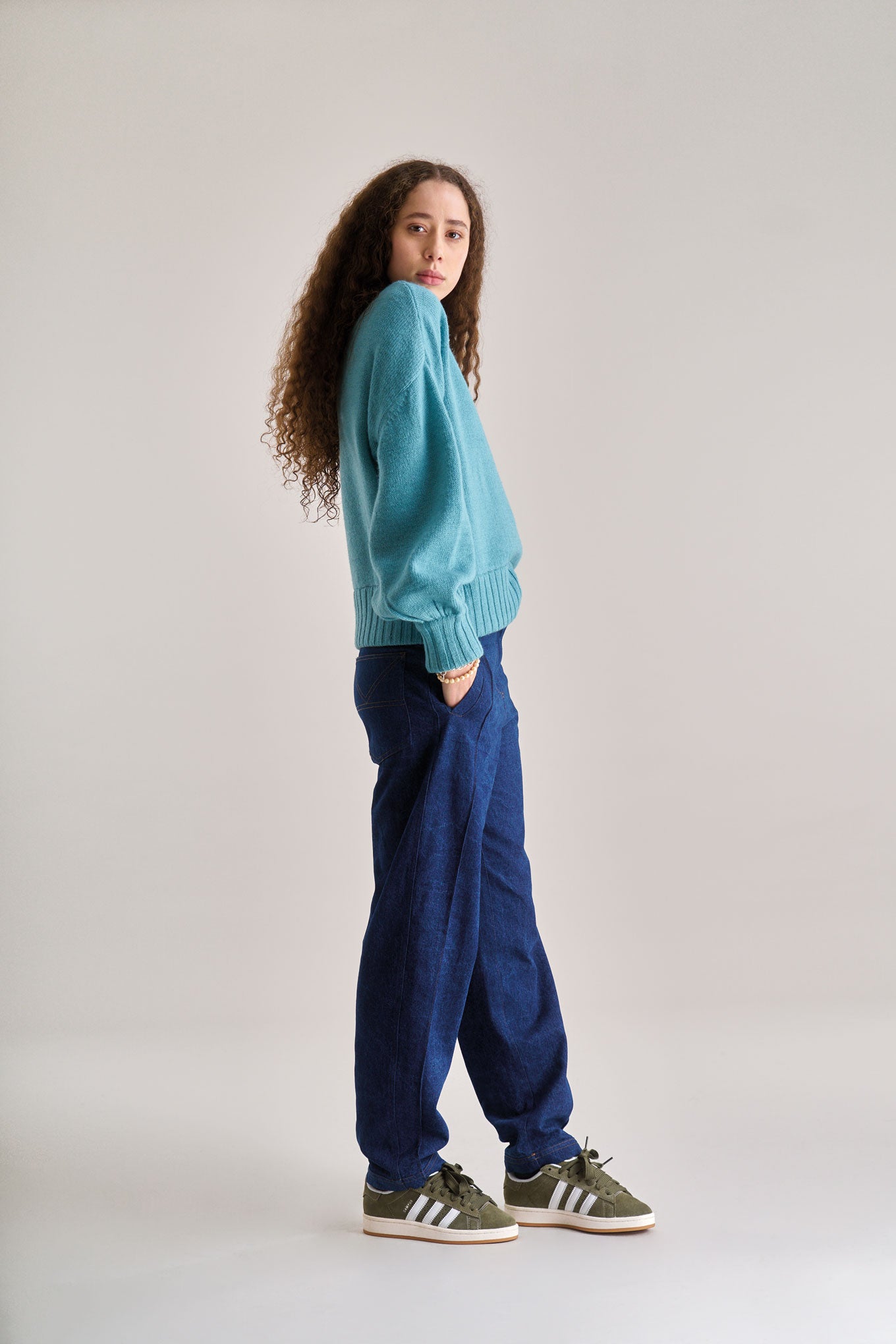 Claudia Denim Trouser Blue