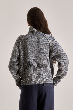 Millie Stripe Trui Antraciet