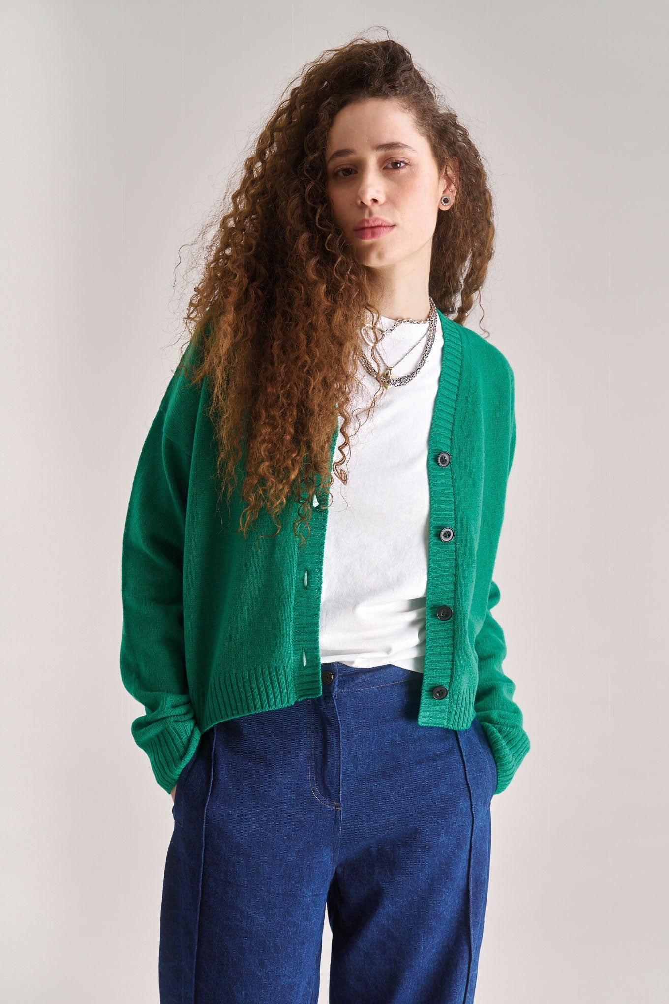 Isla Cardigan Green