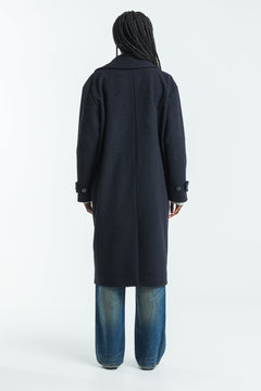 Masako Unisex Coat Maritime Blue