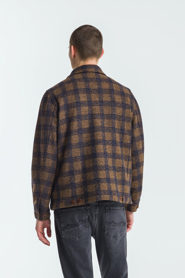 Men's Donovan Jacket Desert Palm Brown Check