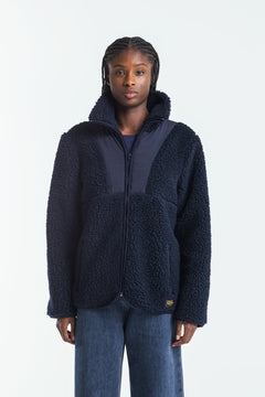 Totoku Unisex Sherpa Jacket Maritime Blue