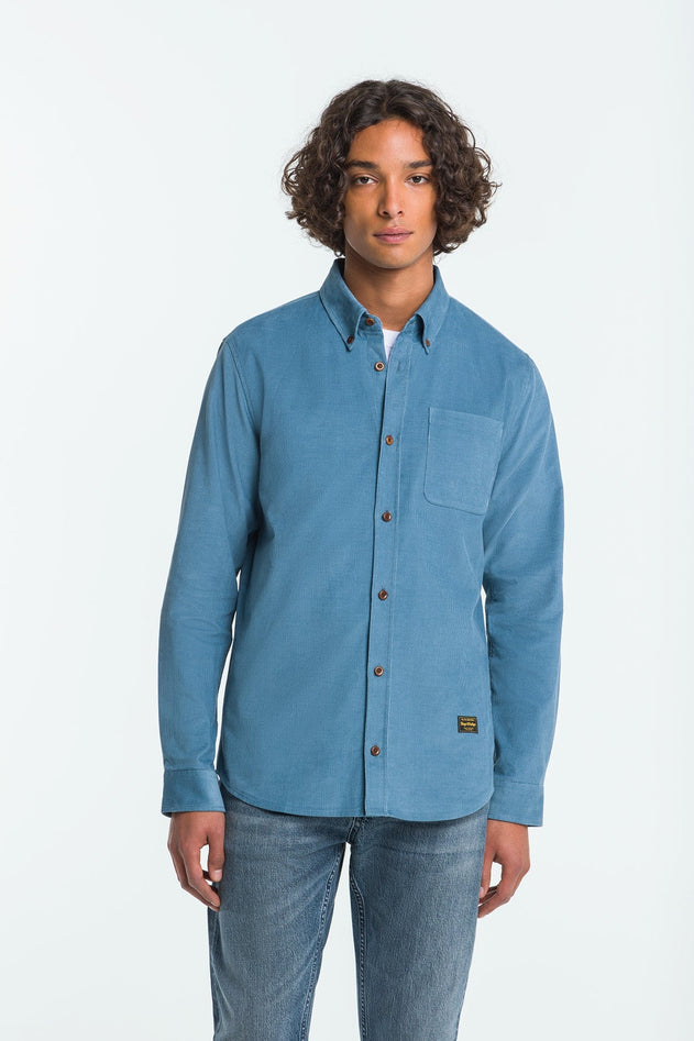 Enda Pocket Shirt Coronet Blue