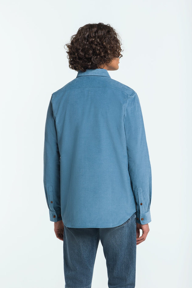 Enda Pocket Shirt Coronet Blue