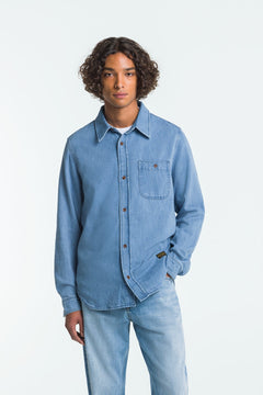 Men's Juntoku Shirt Quennel Light Blue