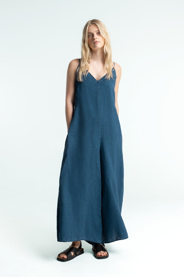 Mikasa Jumpsuit Indigo Linen