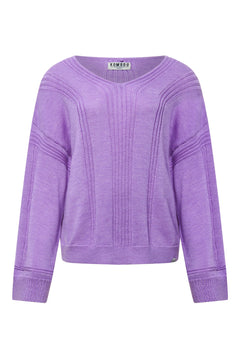 Anya Fine Merino Wool Jumper Lavender