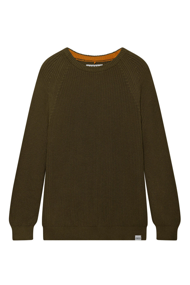 Sergio Organic Cotton Jumper Khaki